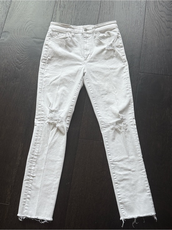 Joe's Jeans Denim - Joe's Jeans White Skinny Distressed Denim